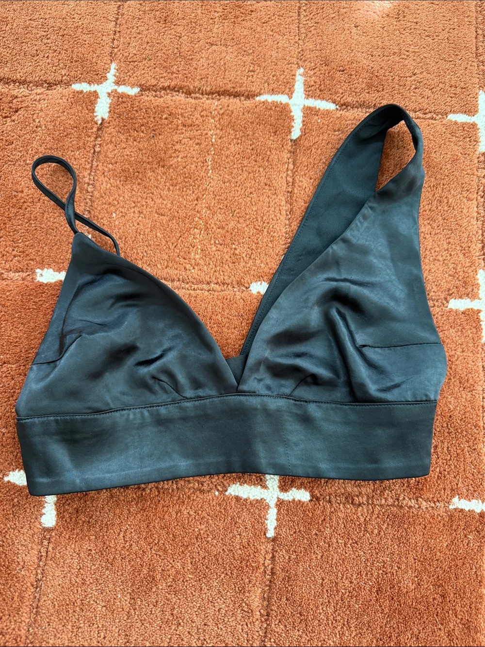 Lulu's Black Triangle Bralette Top